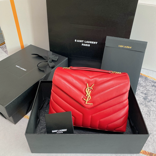 YSL Loulou Red Small